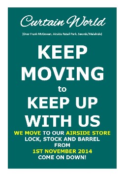 Keep Moving to Keep Up with us